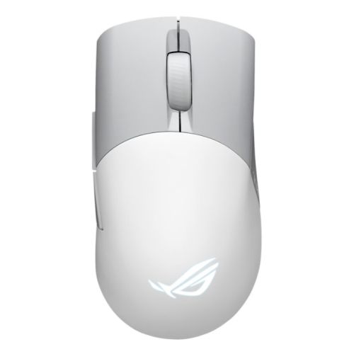 Asus ROG Keris AimPoint Wired/Wireless/Bluetooth Optical Gaming Mouse, 36000 DPI, Swappable Switches, RGB, Mouse Grip Tape, White Asus ROG Keris AimPoint Wired/Wireless/Bluetooth Optical Gaming Mouse, 36000 DPI, Swappable Switches, RGB, Mouse Grip Tape, White